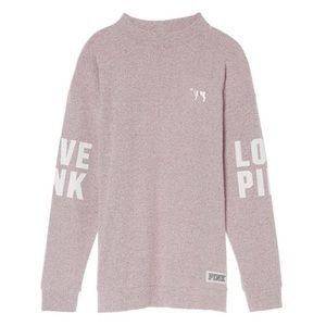 VS PINK stadium mock pullover